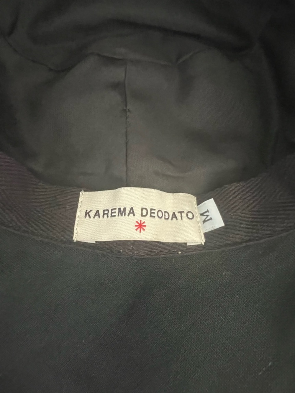 Karema Deodato Wide Brim Black Bucket Hat Size Medium Canvas Packable - Picture 8 of 8